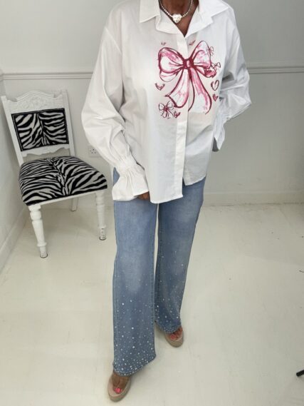 SPARKLE FLARE JEANS